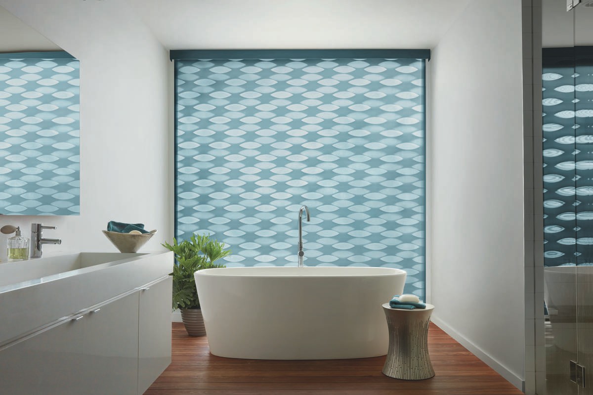 Best Bathroom Window Treatments for Homes Near Boone, North Carolina (NC) including Custom Roller Shades