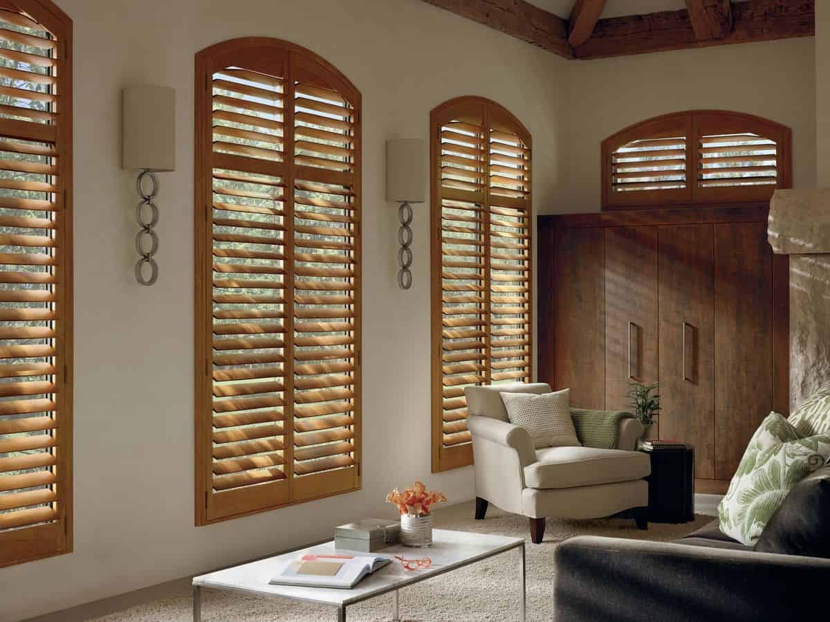 Hunter Douglas Palm Beach™ Polysatin™ Shutters, benefits of shutters, near Boone, North Carolina (NC)