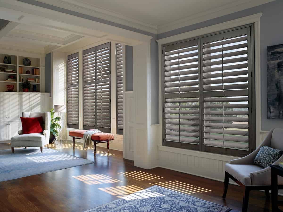 Hunter Douglas Heritance® Hardwood Shutters, Custom Wood Shutters, hurricane shutters near Boone, North Carolina (NC).